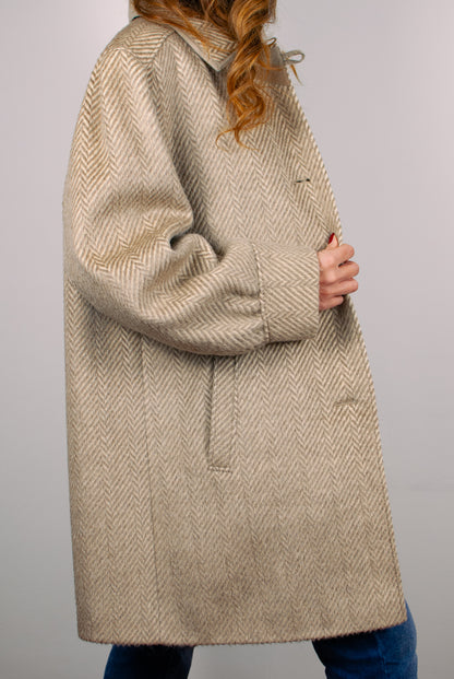 CAPPOTTO SPIGATO IN MOHAIR