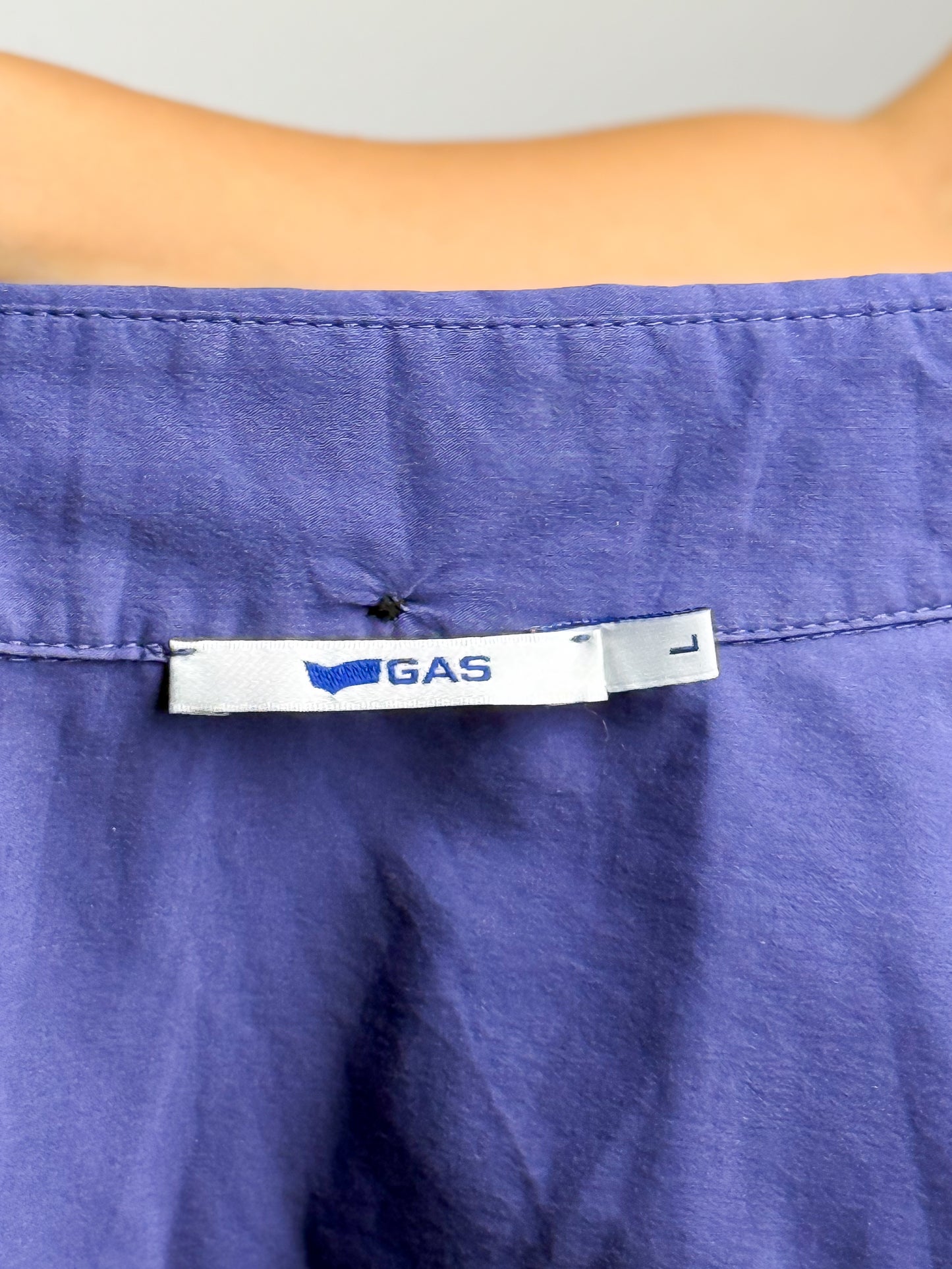 Camicia GAS Vintage Donna Viola Y2K Cotone - Taglia L