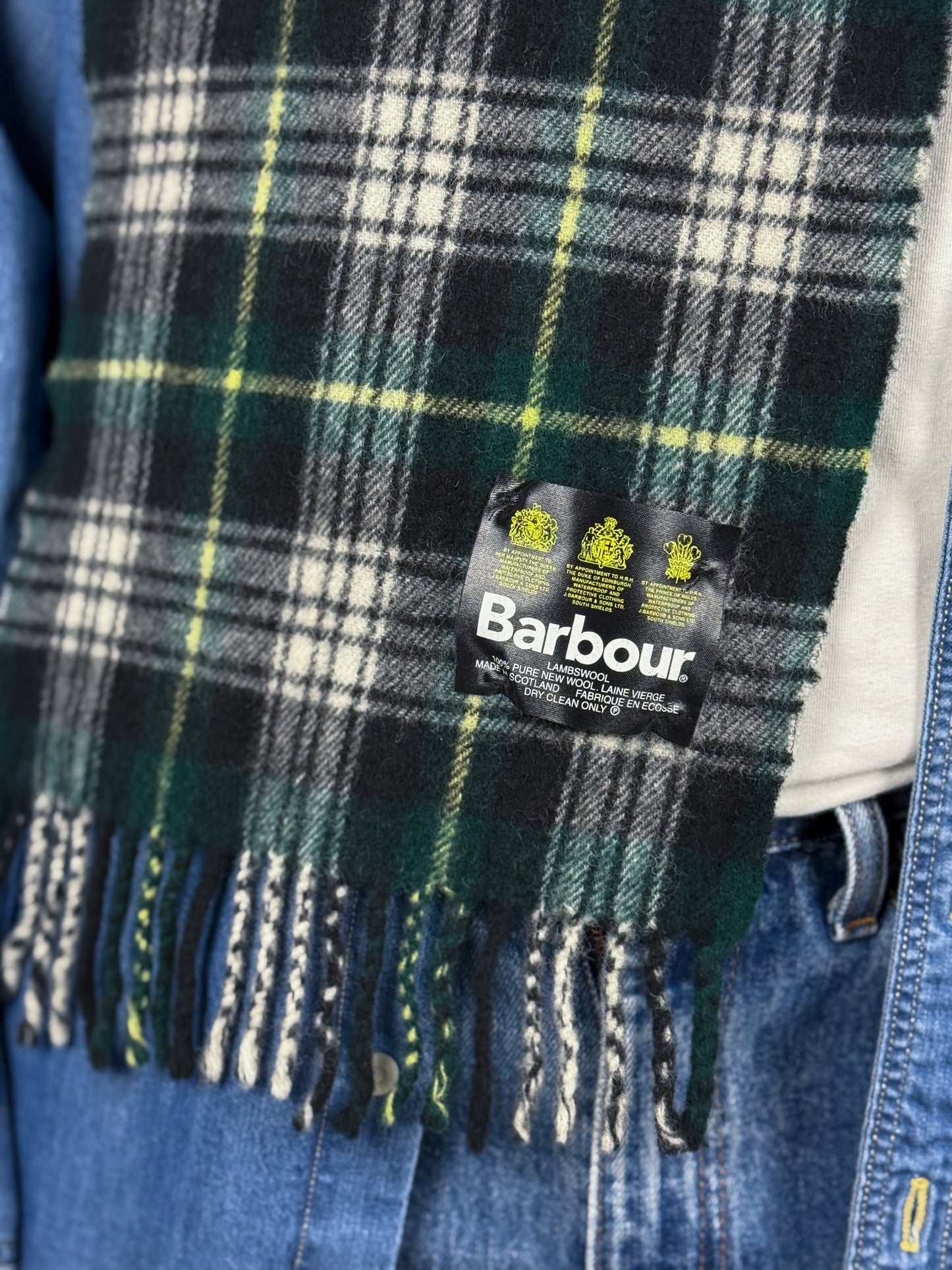 SCIARPA BARBOUR IN LANA VERGINE