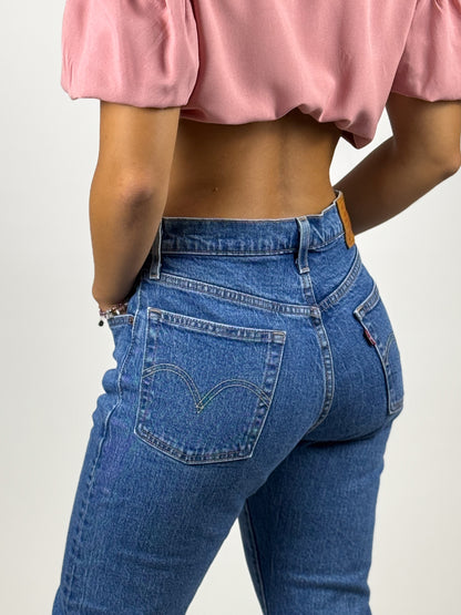 Jeans Levi’s 501 Vintage da donna – lavaggio medio, 5 tasche