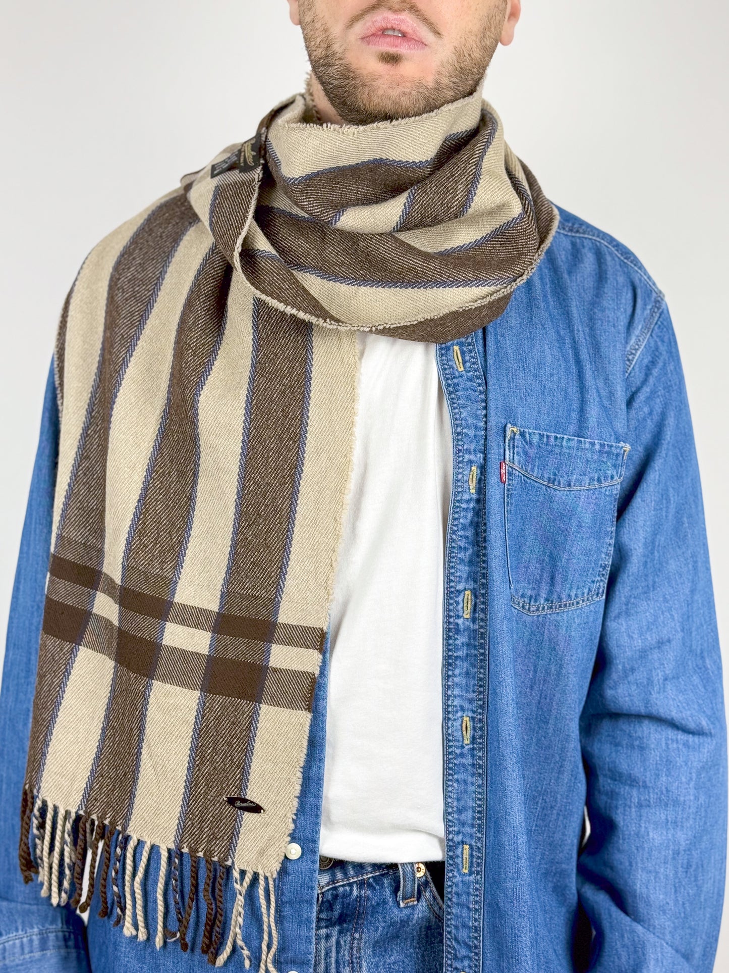 BORSALINO WOOL SCARF