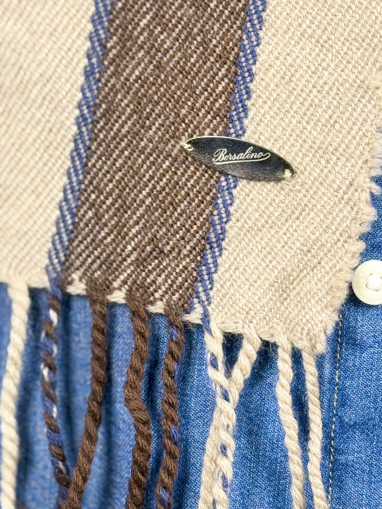 BORSALINO WOOL SCARF