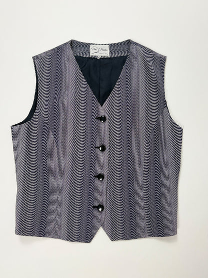 GILET A FANTASIA BLU
