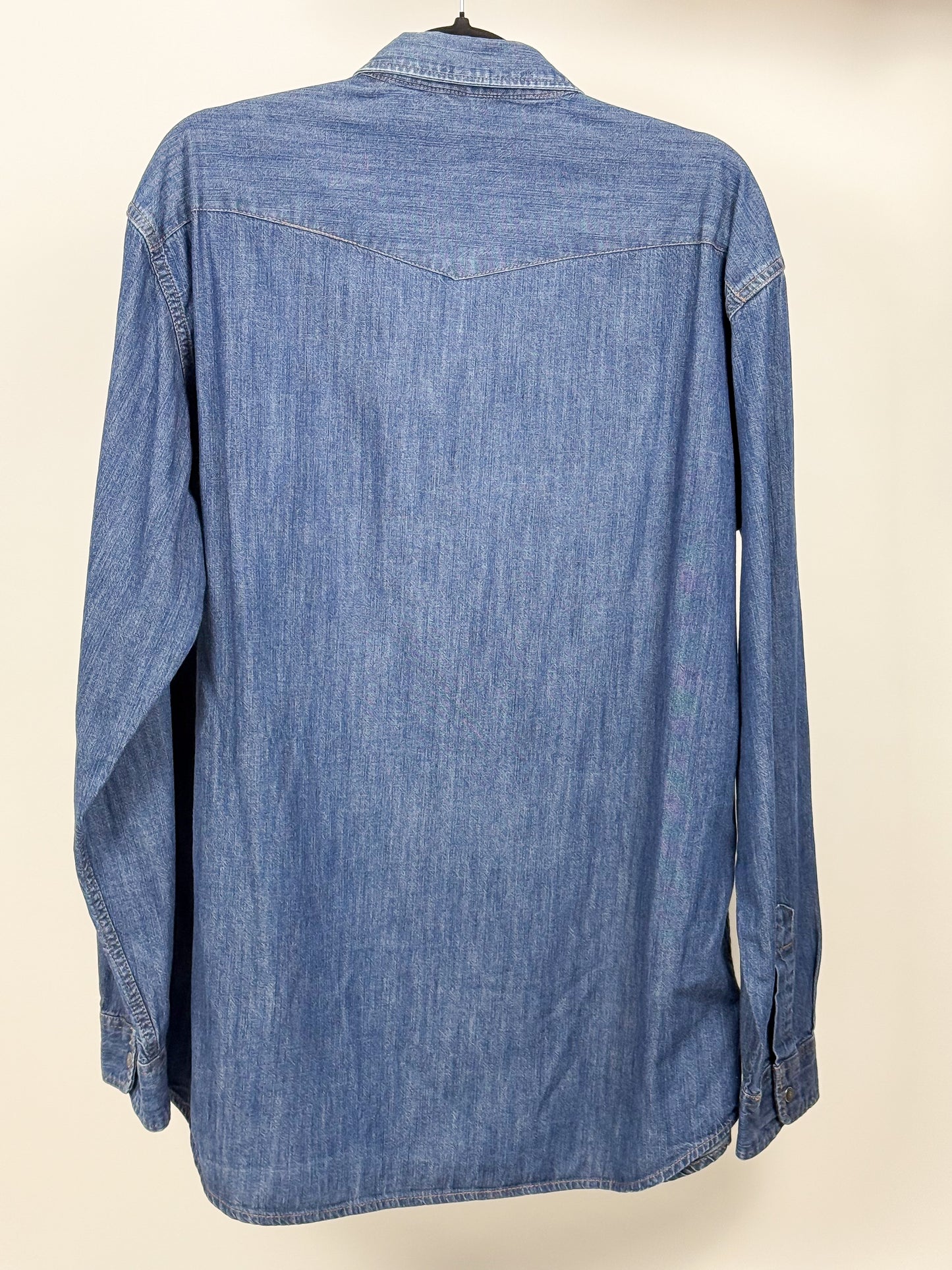 Camicia Jeans Vintage Carrera Anni '90 XXL Made in Italy