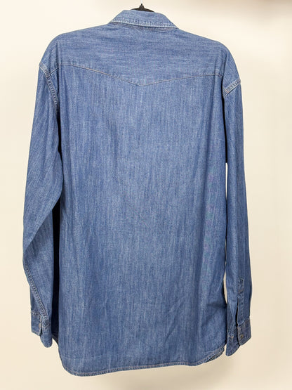 Camicia Jeans Vintage Carrera Anni '90 XXL Made in Italy