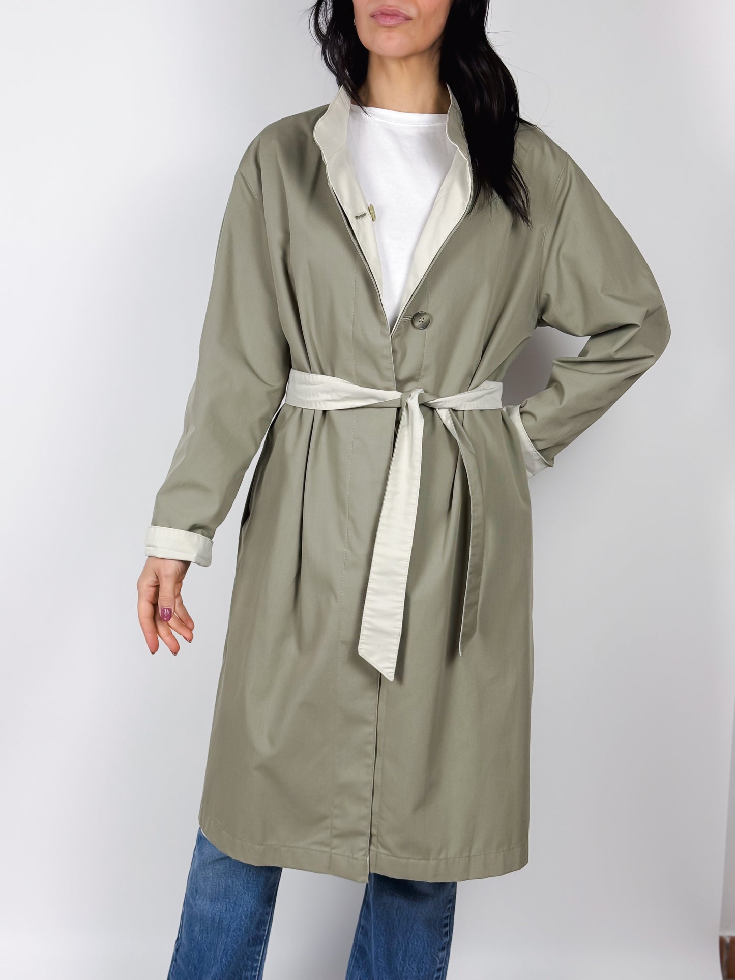 TRENCH REVERSIBILE BEIGE
