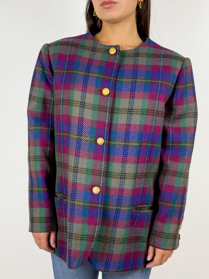 Giacca Luisa Spagnoli Vintage Anni '80 in Pura Lana