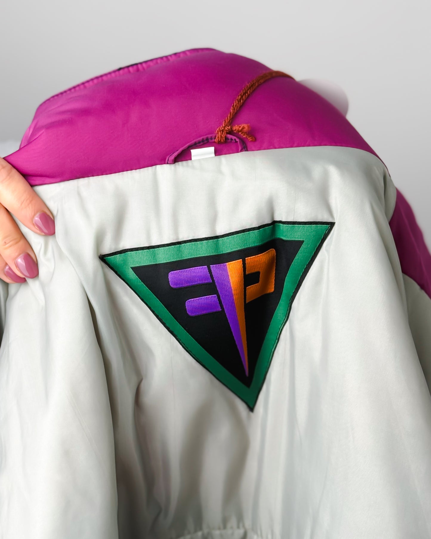 Giacca Sci Vintage Imbottita Uomo Anni '80