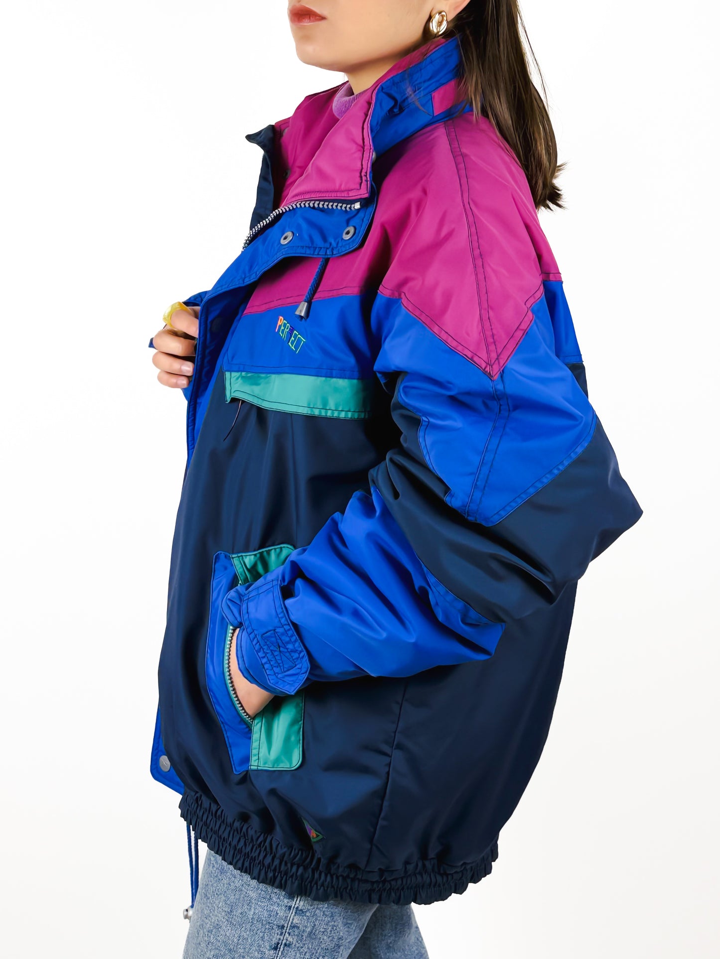 Giacca Sci Vintage Imbottita Uomo Anni '80