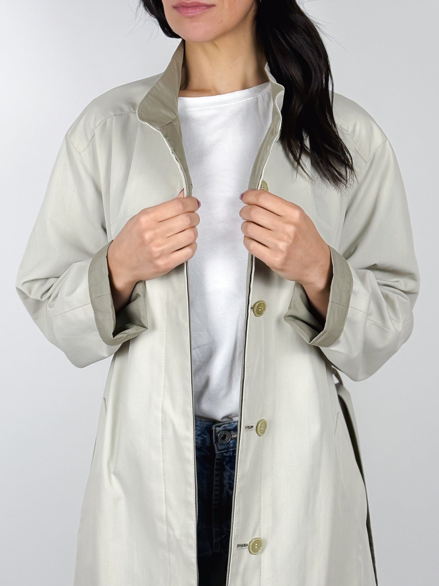 TRENCH REVERSIBILE BEIGE