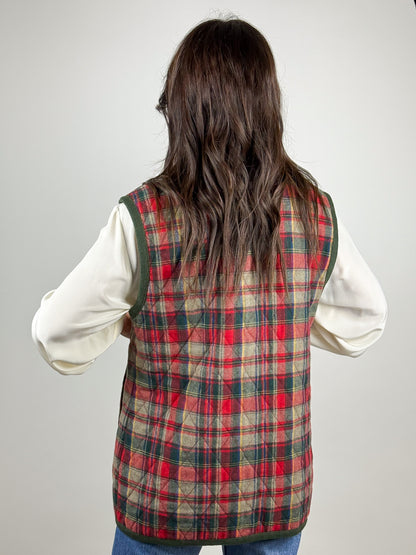 Gilet Vintage in Lana Tartan - Unisex