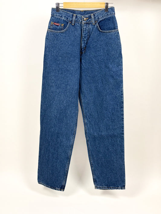 Jeans Vintage Carrera da Donna – lavaggio blu, modello dritto