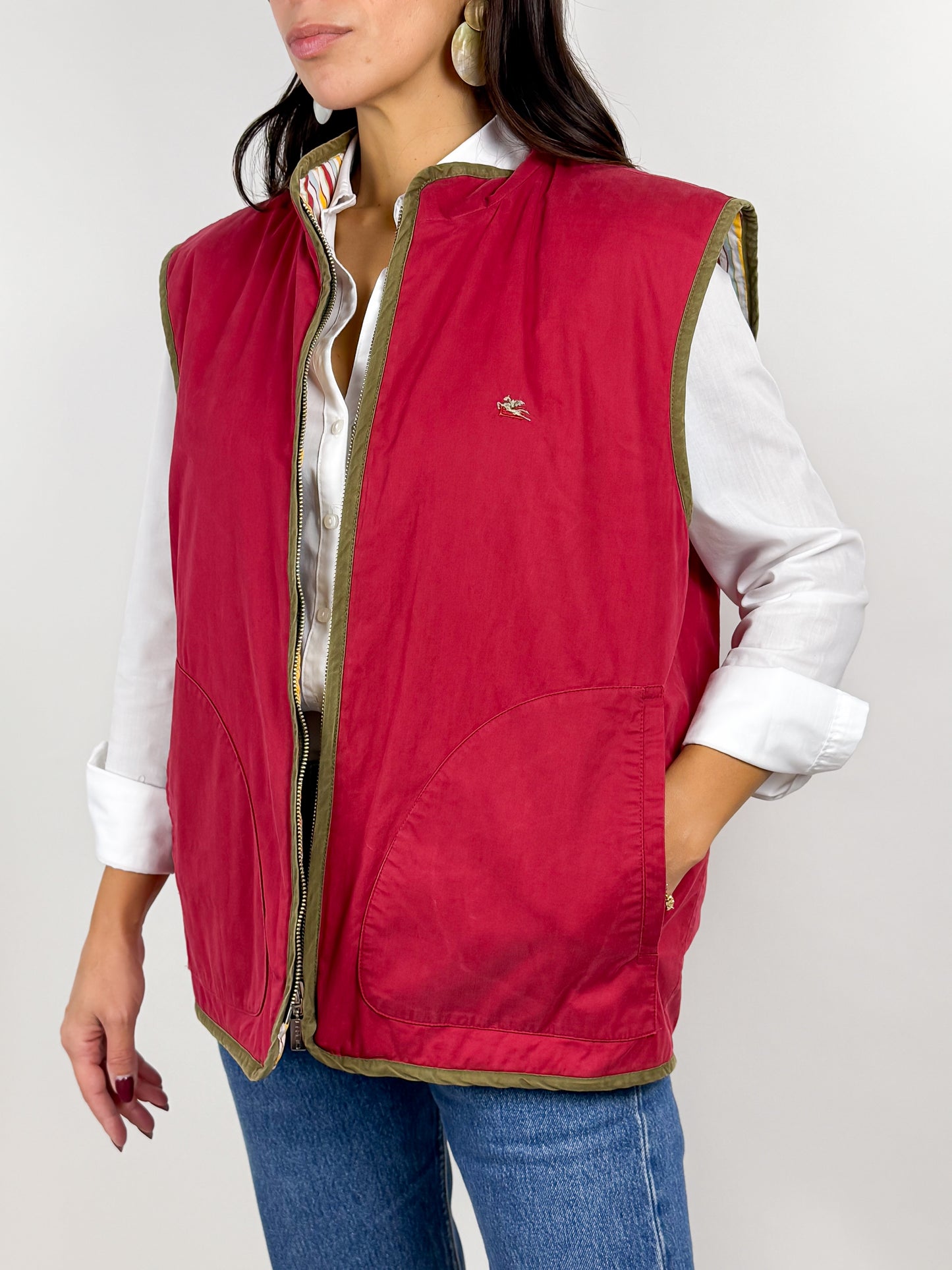 Smanicato Etro Milano Vintage Double Face Trapuntato - Made in Italy