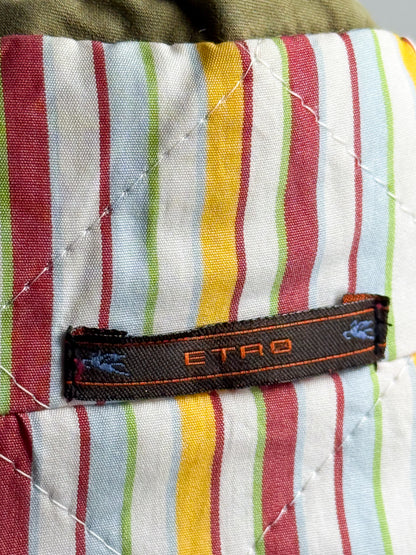 Smanicato Etro Milano Vintage Double Face Trapuntato - Made in Italy