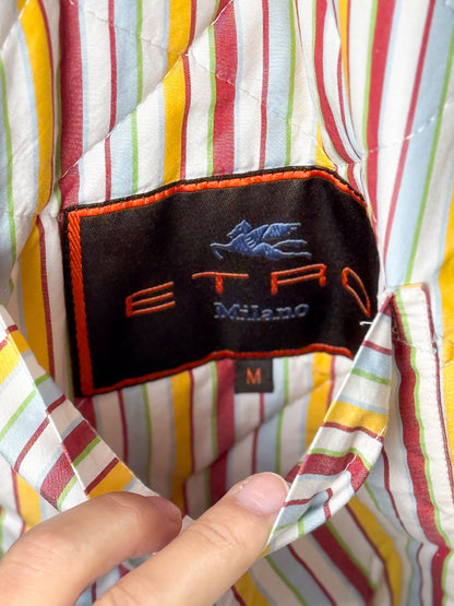 Smanicato Etro Milano Vintage Double Face Trapuntato - Made in Italy