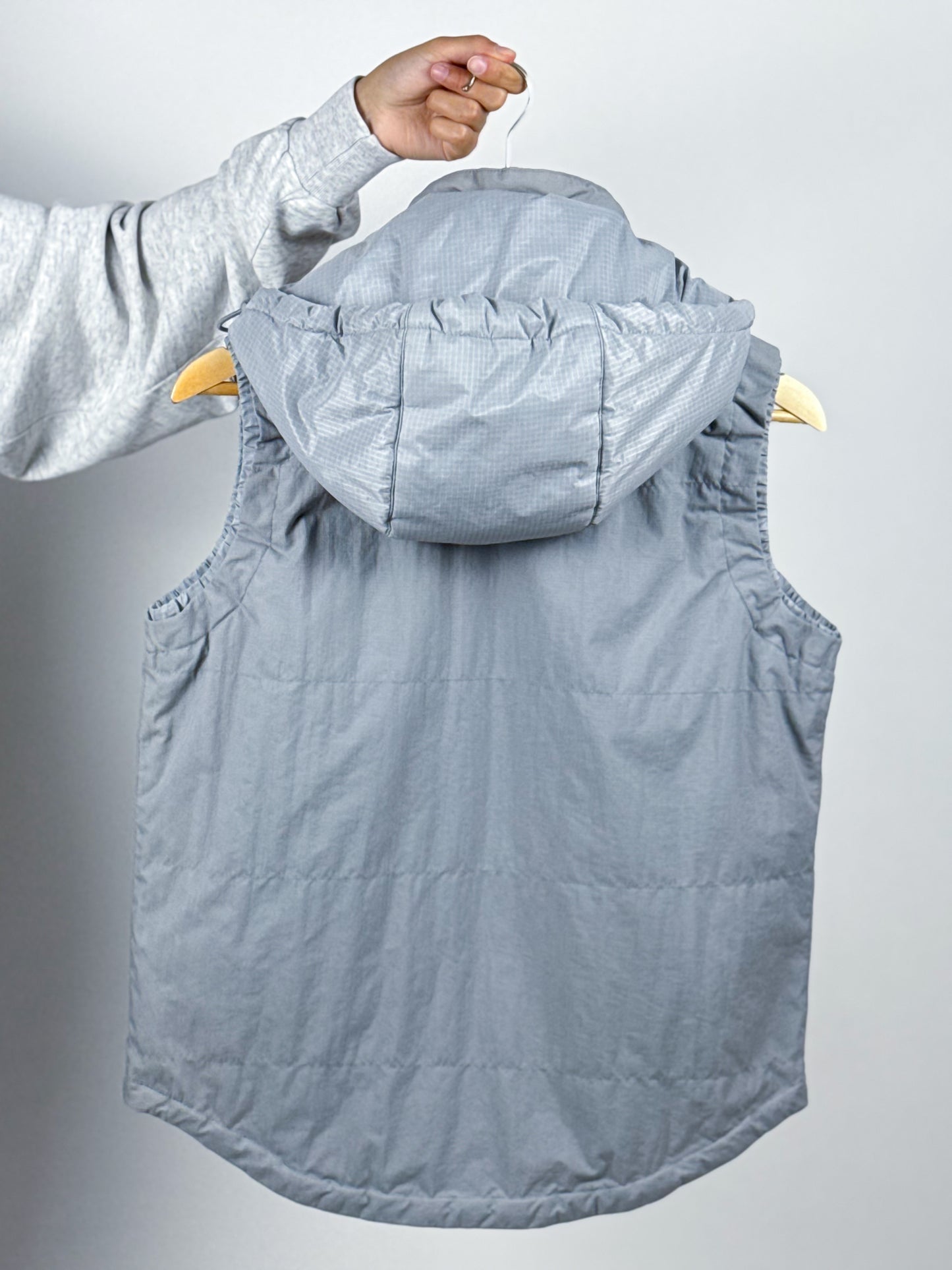 Smanicato Donna Vintage Champion Anni '90 con Cappuccio