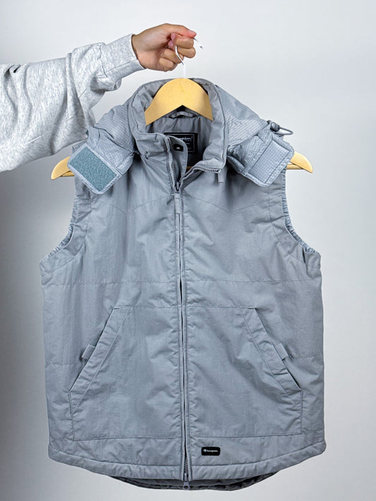 Smanicato Donna Vintage Champion Anni '90 con Cappuccio