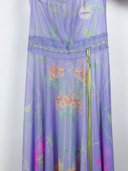 Abito Sottoveste Vintage La Perla Lingerie Trasparente Made in Italy