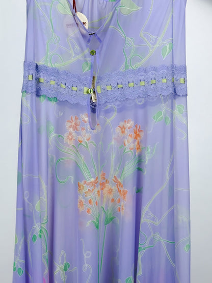 Abito Sottoveste Vintage La Perla Lingerie Trasparente Made in Italy