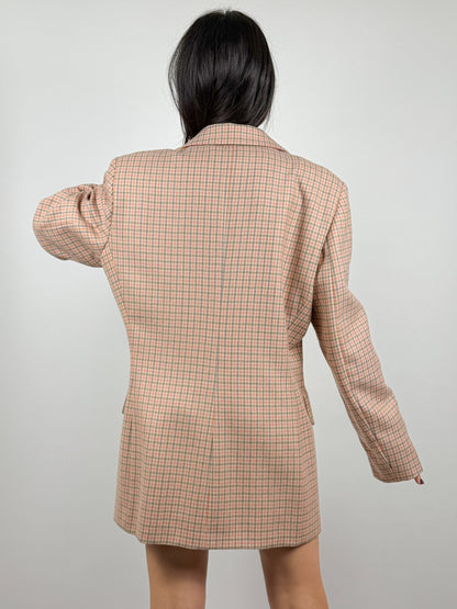 90'S CHECKED BLAZER