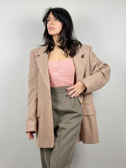 90'S CHECKED BLAZER