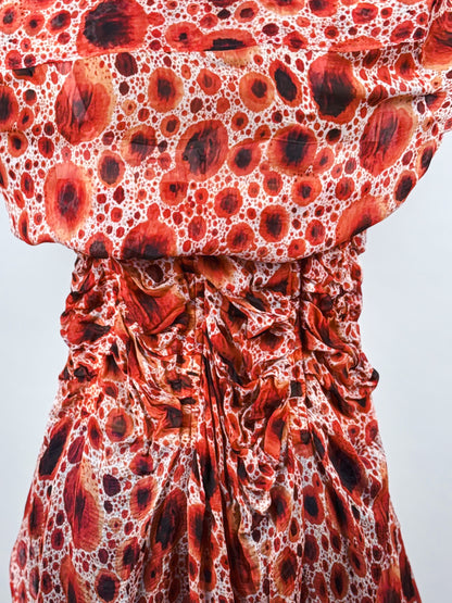 Camicia Jean Paul Gaultier Vintage Seta con Rouches - Made in Italy