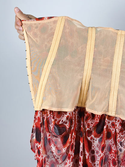 Camicia Jean Paul Gaultier Vintage Seta con Rouches - Made in Italy