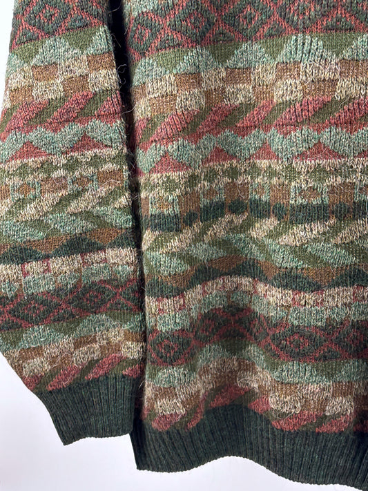 Maglione Vintage Anni '90 Unisex Lana Made in Italy