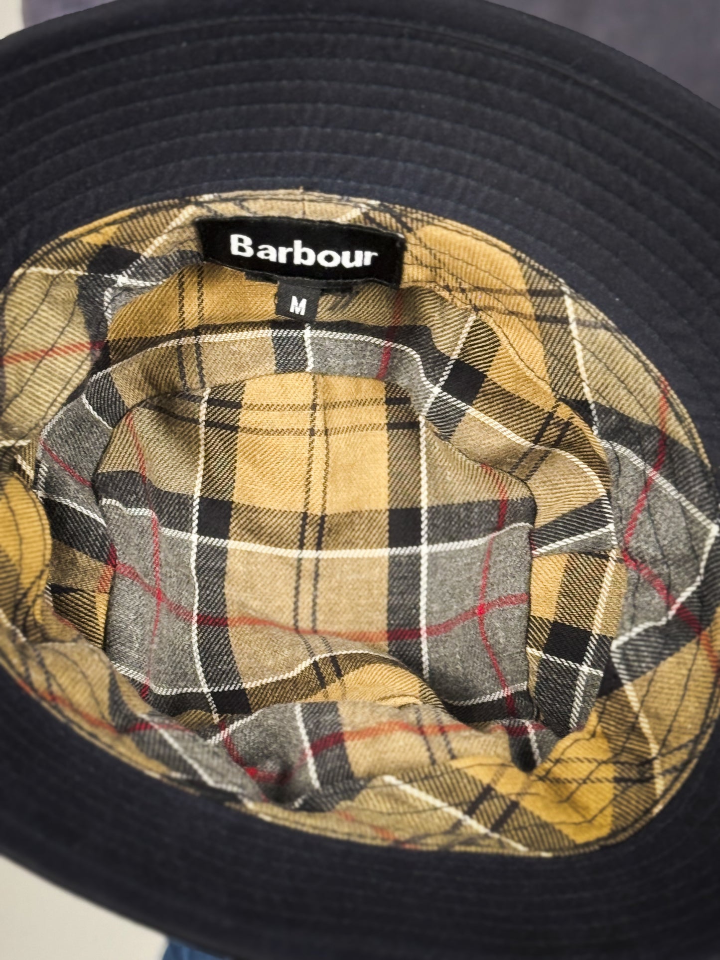BARBOUR WAXED COTTON FISHERMAN HAT