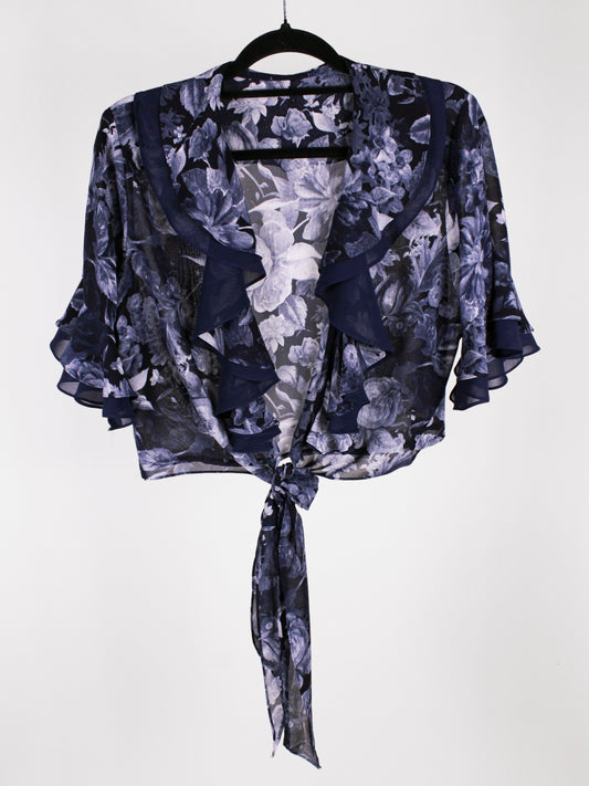 Bolero Vintage Floreale in Chiffon – Made in Taiwan