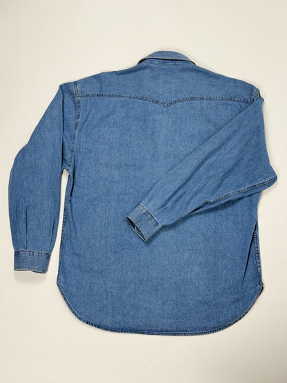 CASUCCI LIGHT WASH JEANS SHIRT