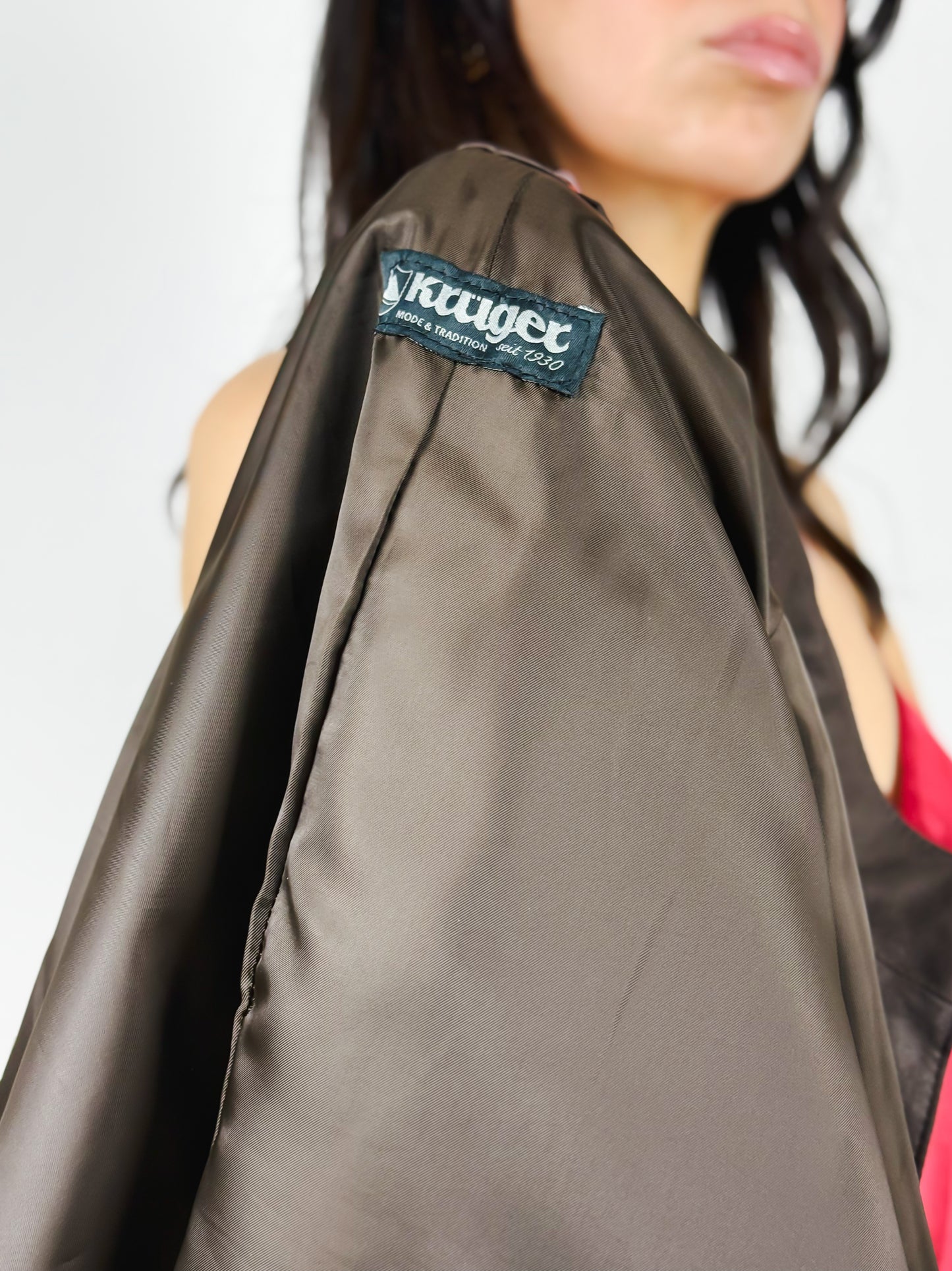 BROWN NAPPA JACKET
