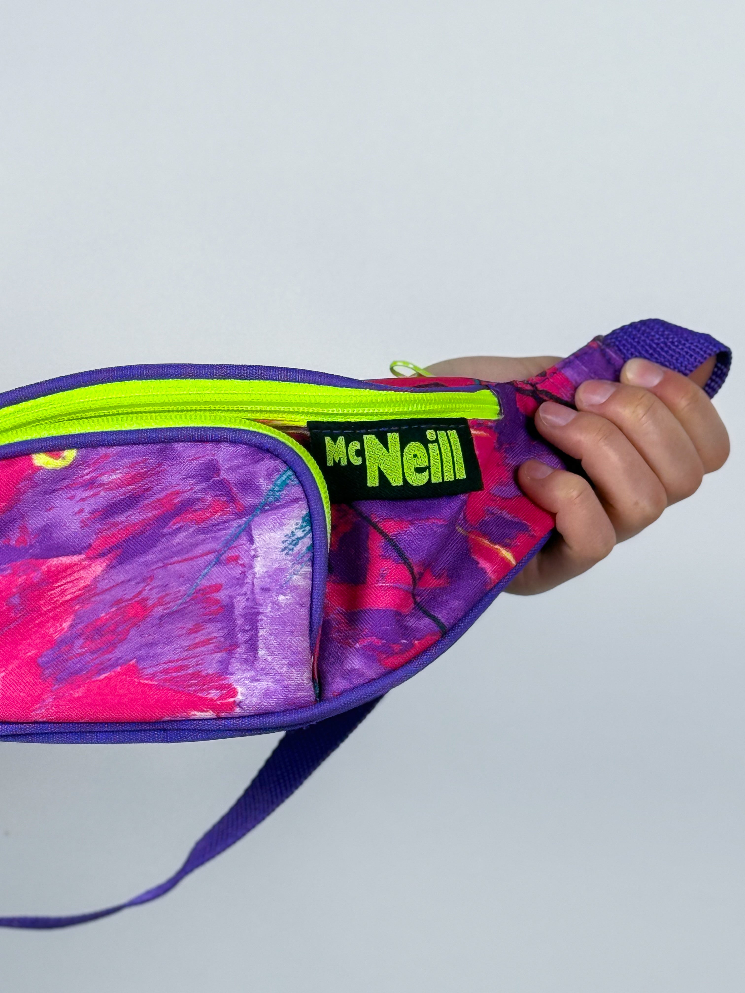 Marsupio Anni '80 Neon Rave Con Calzini Colorati - Accessorio Retrò Per Donne E Uomini - Feste A Tema E Festival