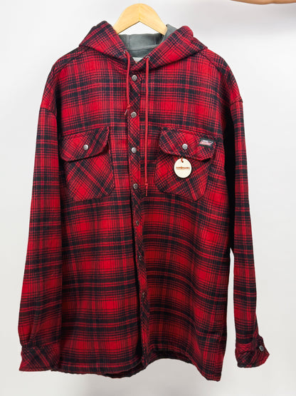 Giaccone Dickies Vintage Flanella a Quadri con Cappuccio