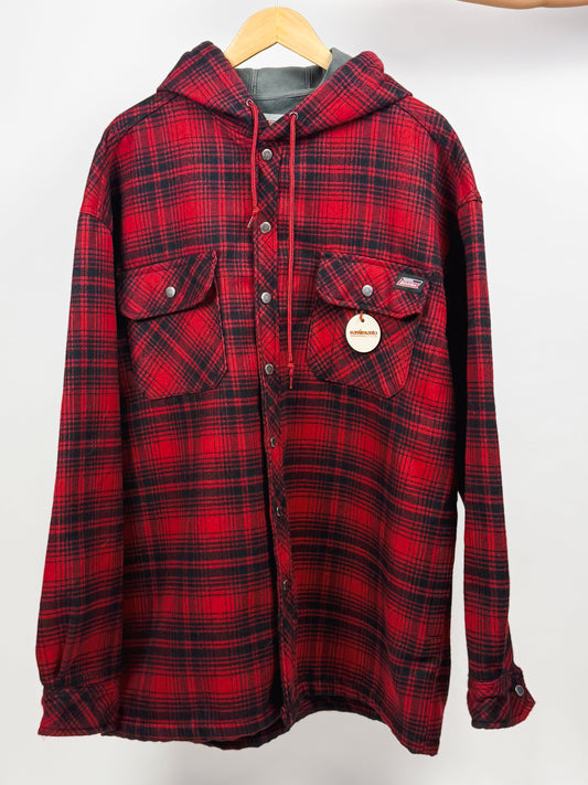 Giaccone Dickies Vintage Flanella a Quadri con Cappuccio