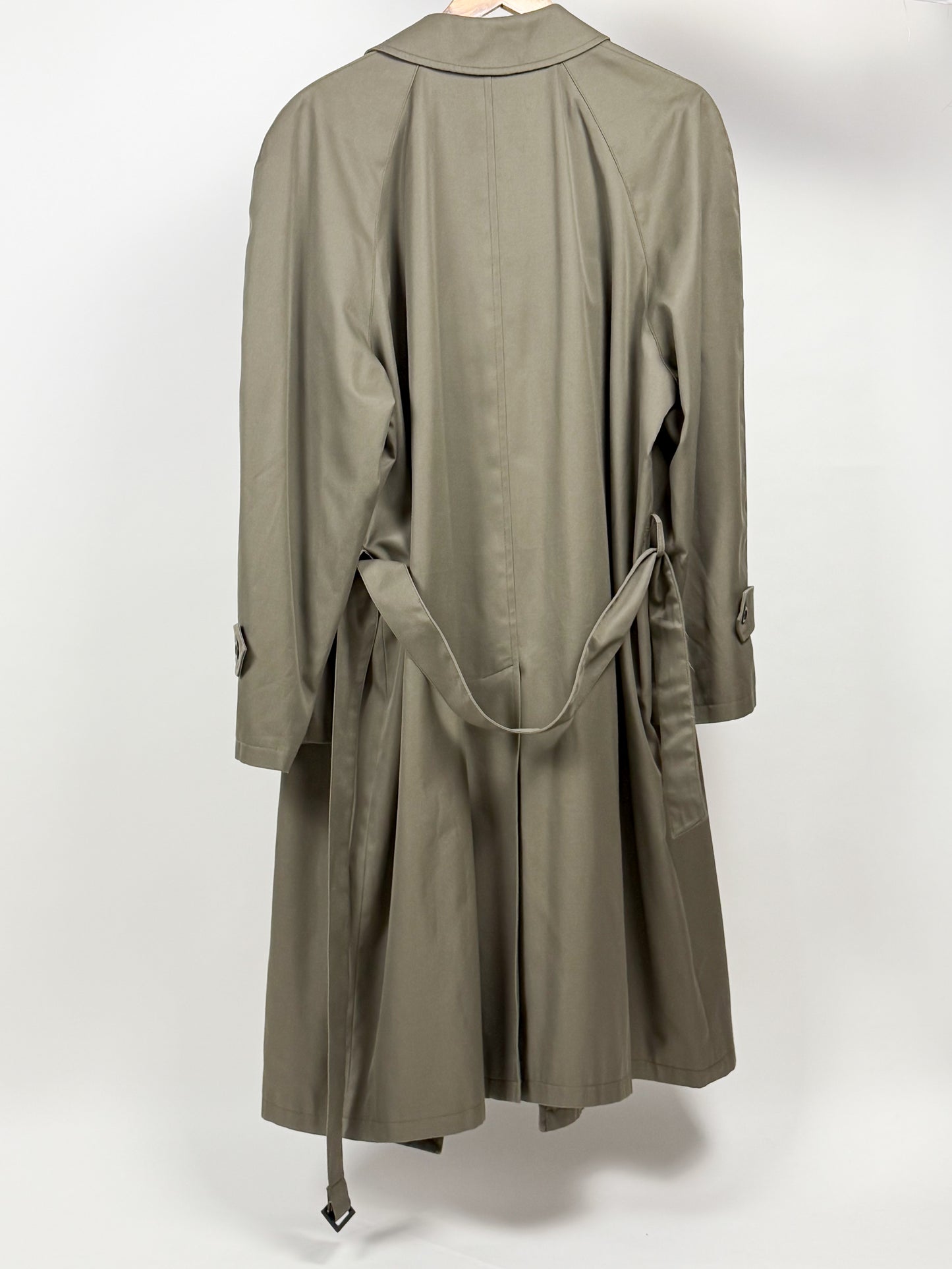 Trench vintage lungo in cotone