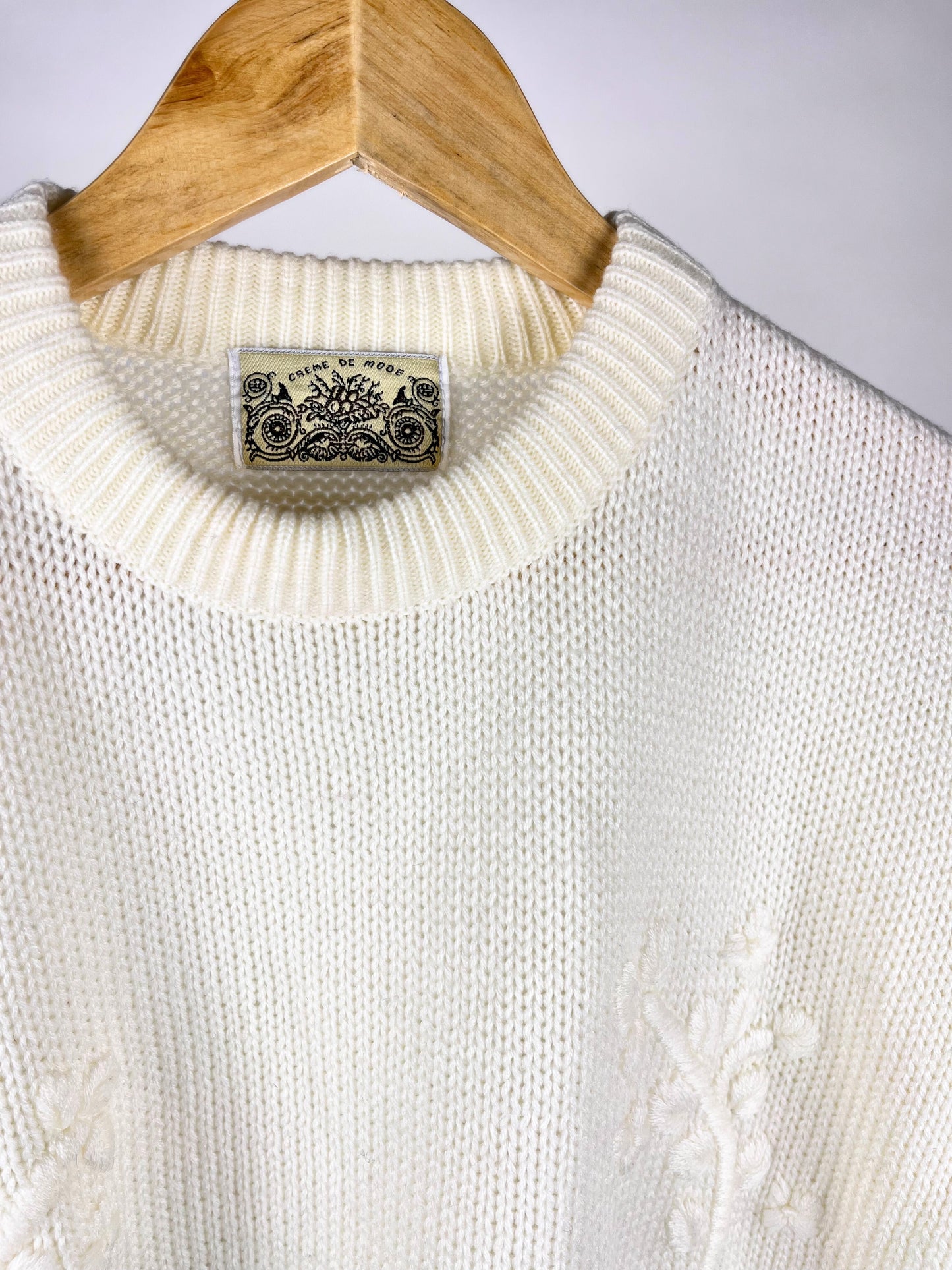 Maglione Vintage Donna Anni '90 Ricamato