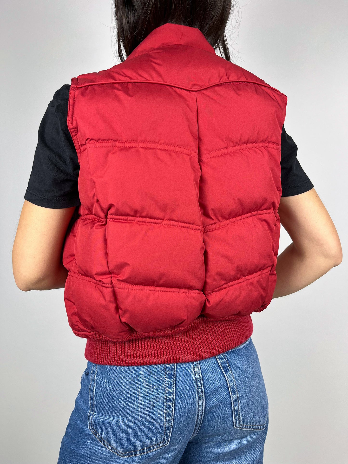 Smanicato imbottito rosso vintage Y2K