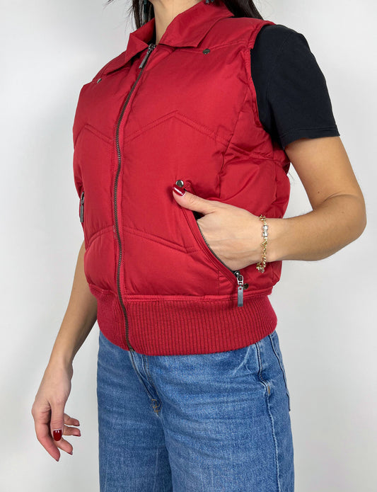 Smanicato imbottito rosso vintage Y2K