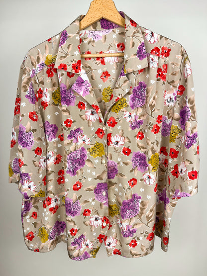 Camicia Vintage Floreale Made in Italy