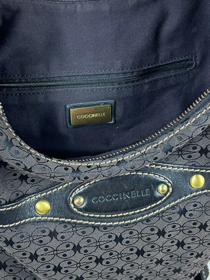 Coccinelle Vintage – Borsa a spalla in tessuto monogram
