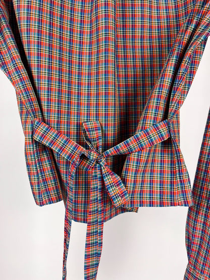 Camicia Polo Ralph Lauren vintage tartan - personalizzata con cintura