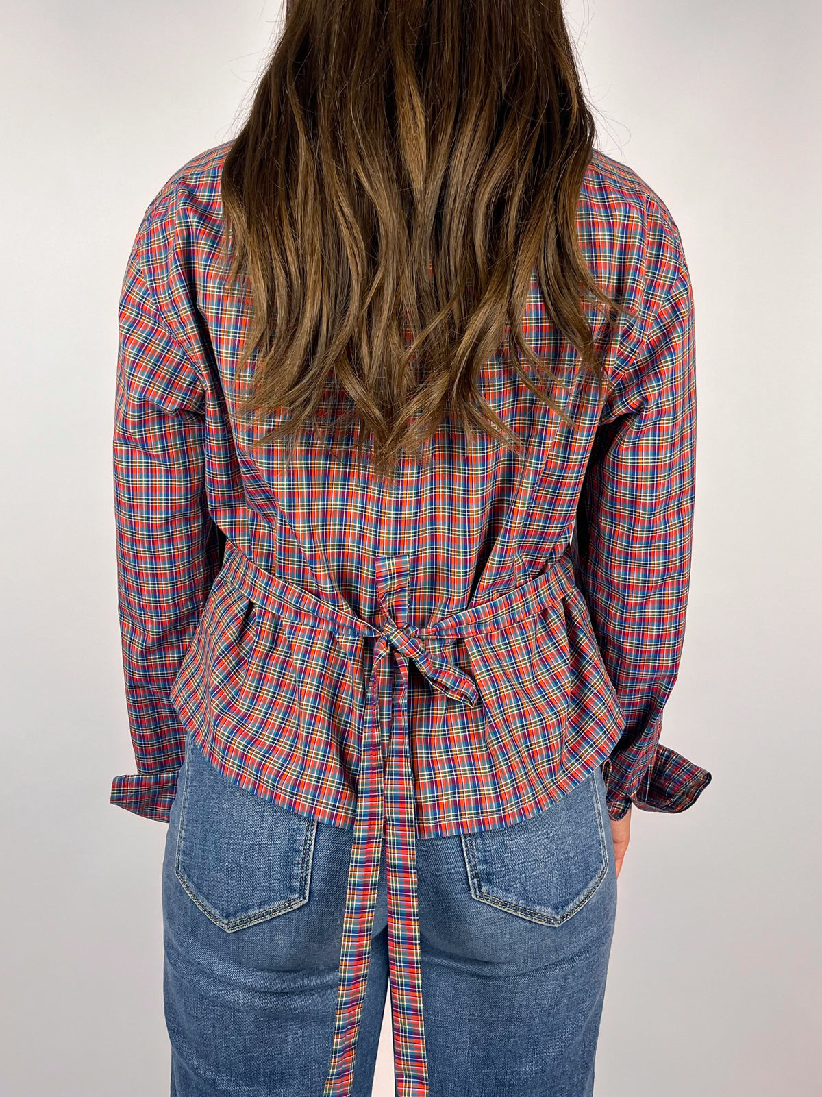 Camicia Polo Ralph Lauren vintage tartan - personalizzata con cintura