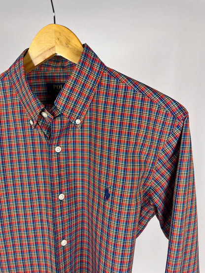 Camicia Polo Ralph Lauren vintage tartan - personalizzata con cintura