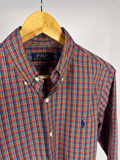 Camicia Polo Ralph Lauren vintage tartan - personalizzata con cintura