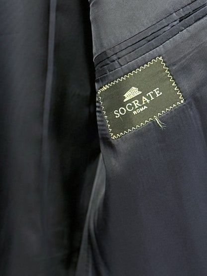 Burberry Vintage Blazer Gessato Navy – Personalizzato con frange