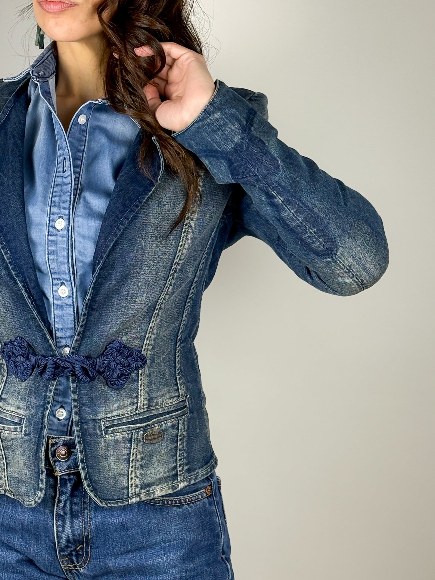 Giacca Guess vintage in denim – anni 2000