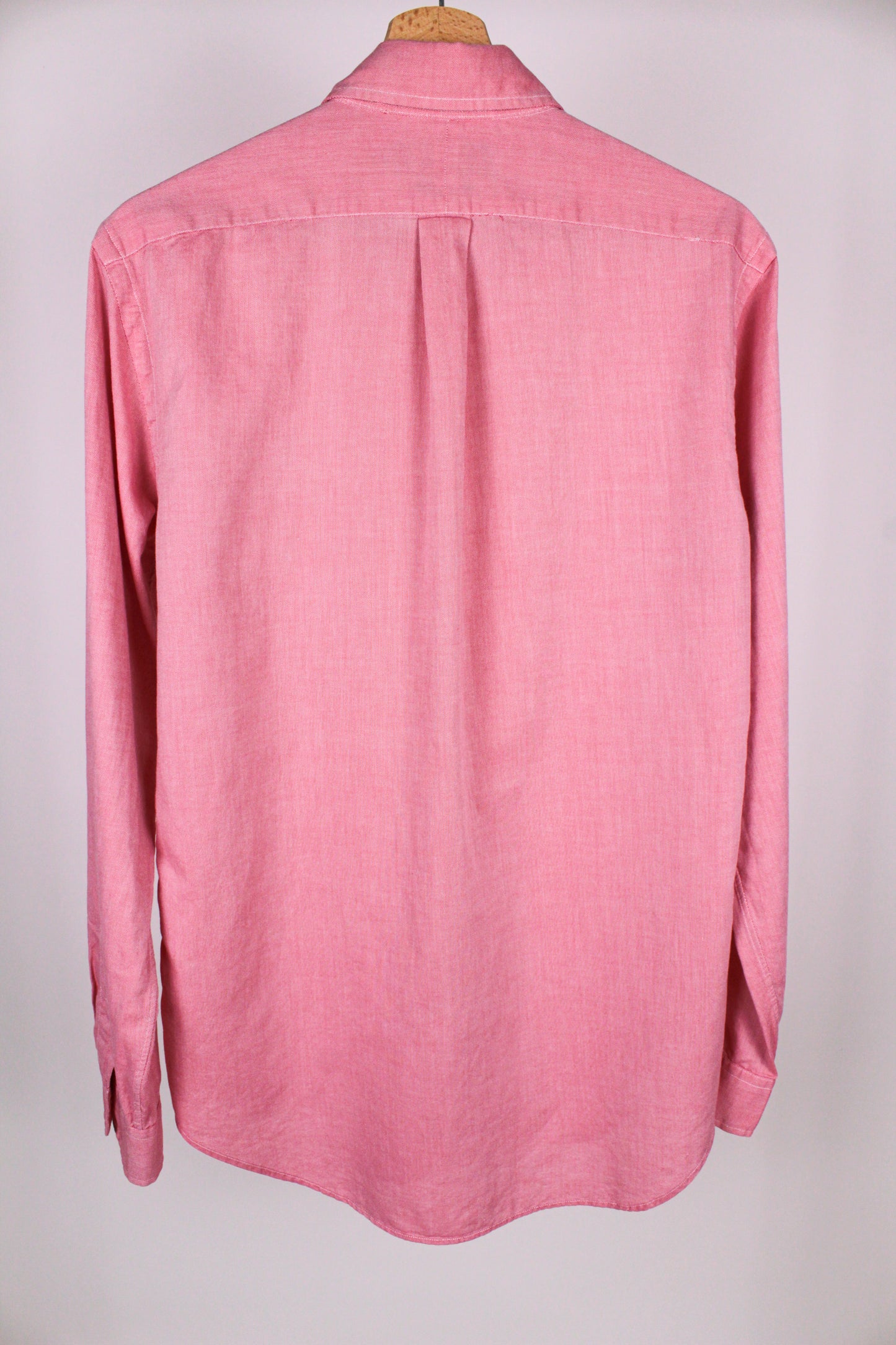 Camicia Ralph Lauren Chambray Oxford Rosa – Camicia Vintage Uomo