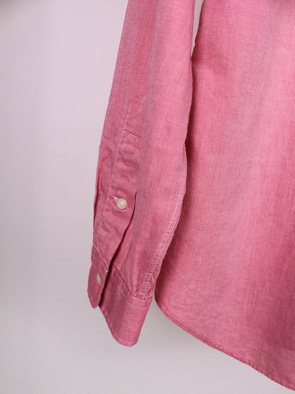 Camicia Ralph Lauren Chambray Oxford Rosa – Camicia Vintage Uomo