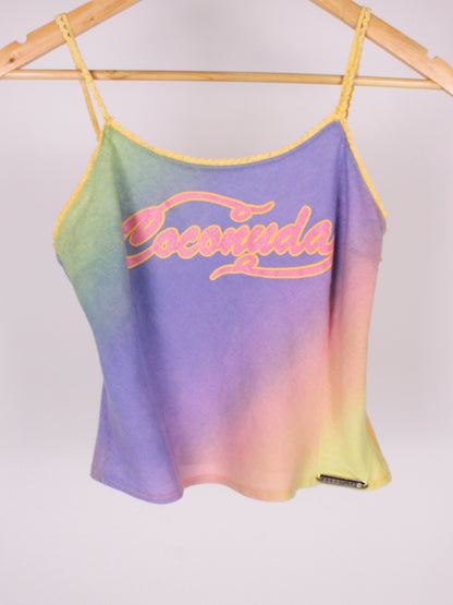 Completo Vintage Coconuda Donna – Top + Gonna in Lino e Cotone